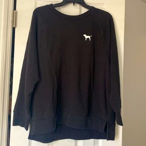 Solid Black Crewneck